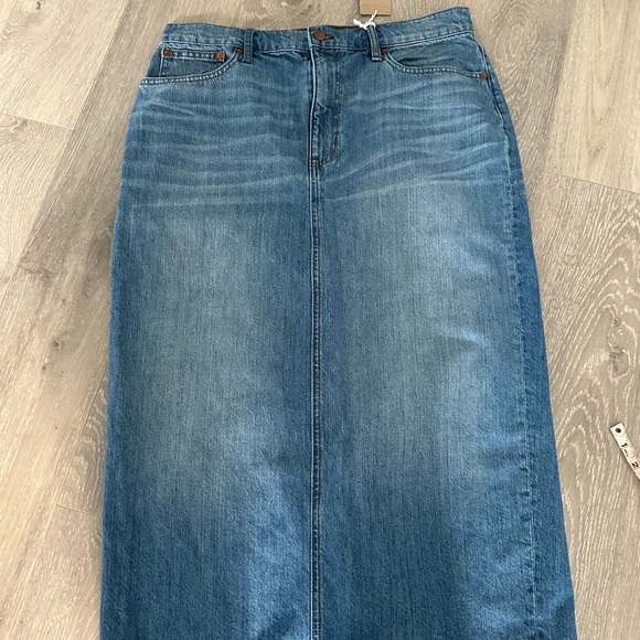 NWT Madewell midi Jean skirt - Picture 8 of 10